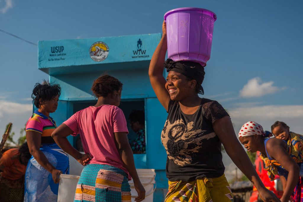 Water kiosk in Linda, Lusaka