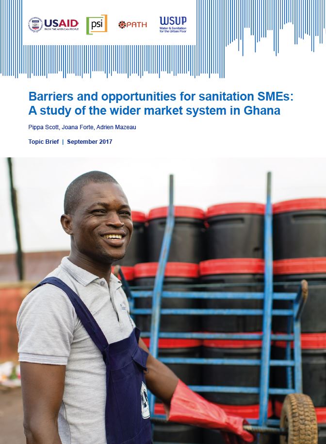 Barriers and opportunities for sanitation SMEs: a study of the wider market system in Ghana