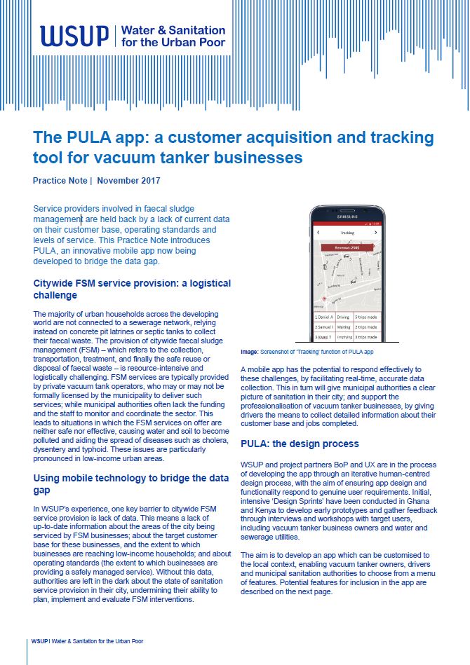 PULA app Practice Note front cover
