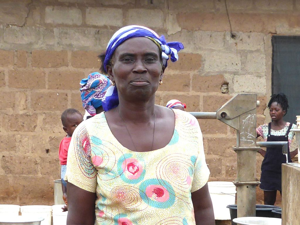 Theresa Nyame - water vendor