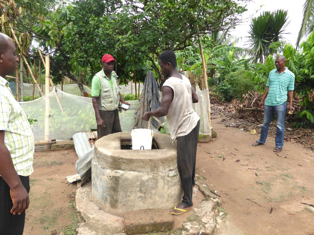 Yaw's son fetches water from the well