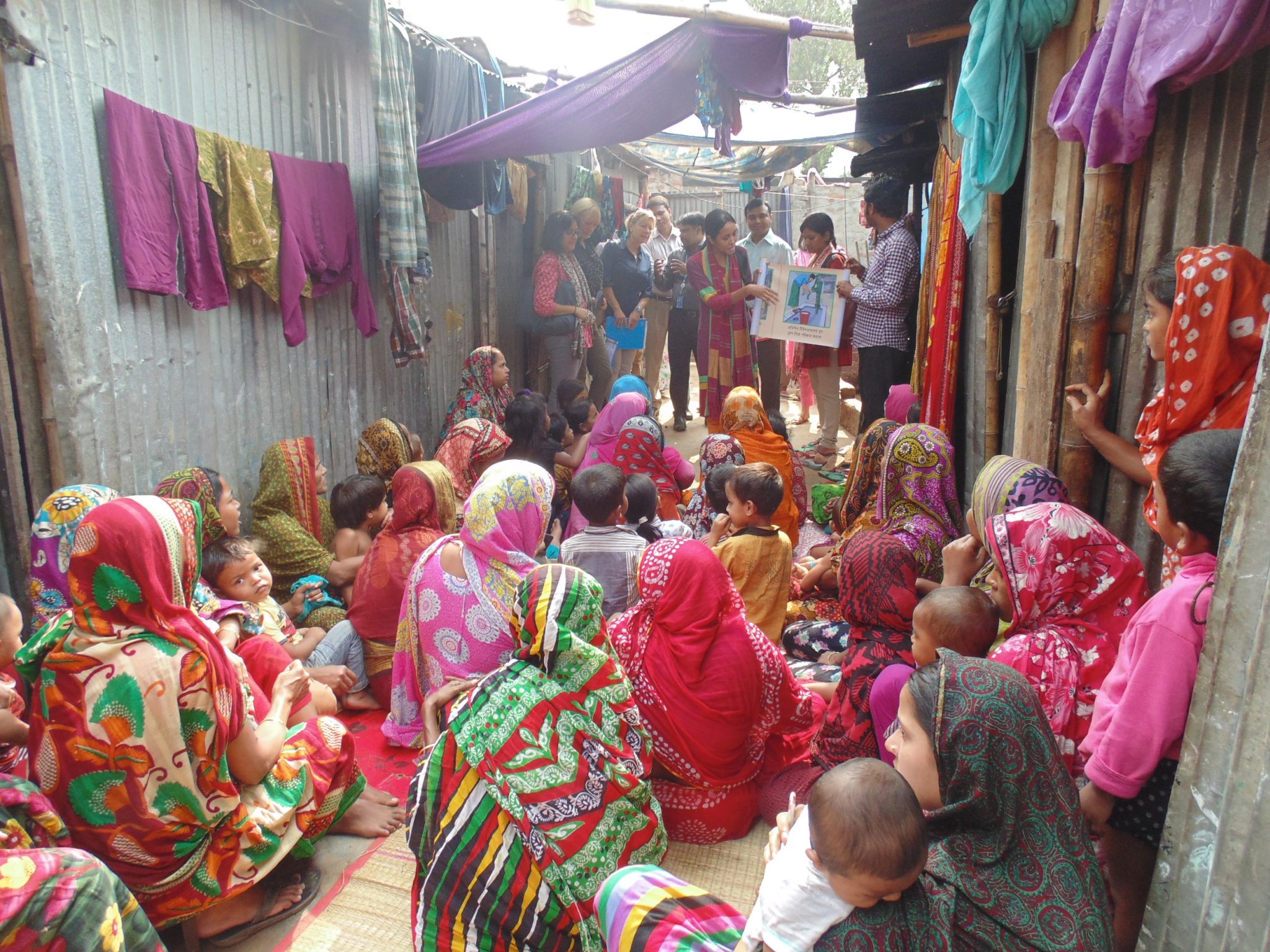 The Urban Sanitation Research Initiative’s ‘elephant baby shower’