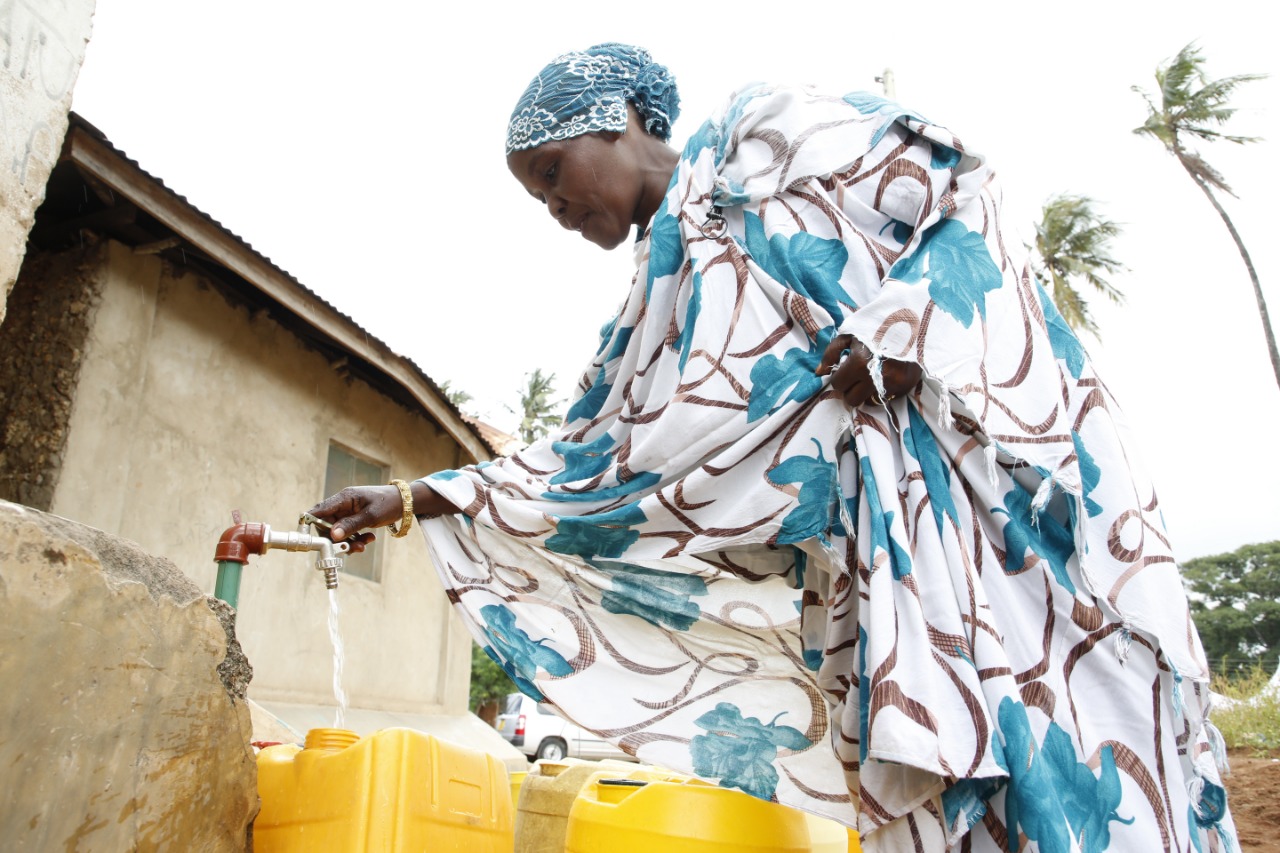 Network extension in Mombasa provides safe and affordable water to 30,000 residents