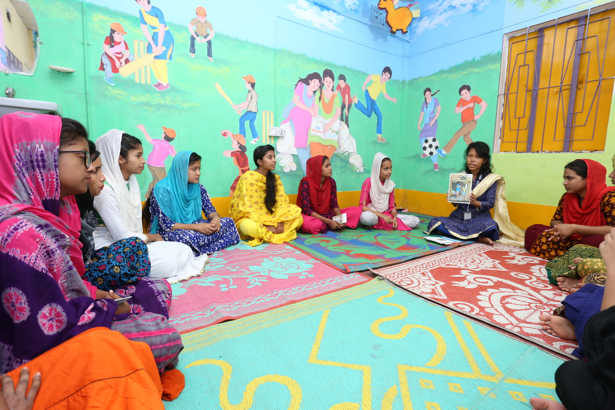 Menstrual hygiene session – Bangladesh