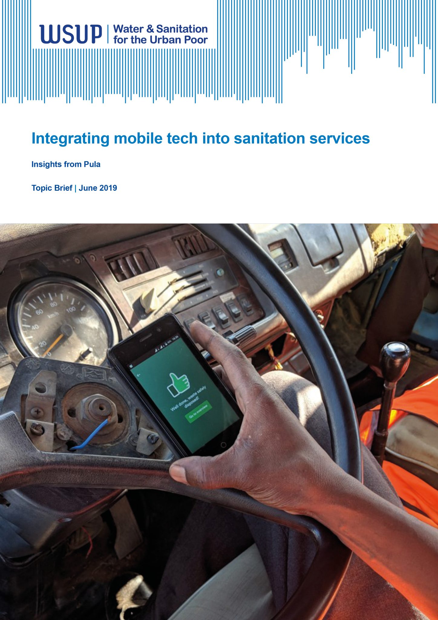 Integrating mobile tech into sanitation services: insights from Pula