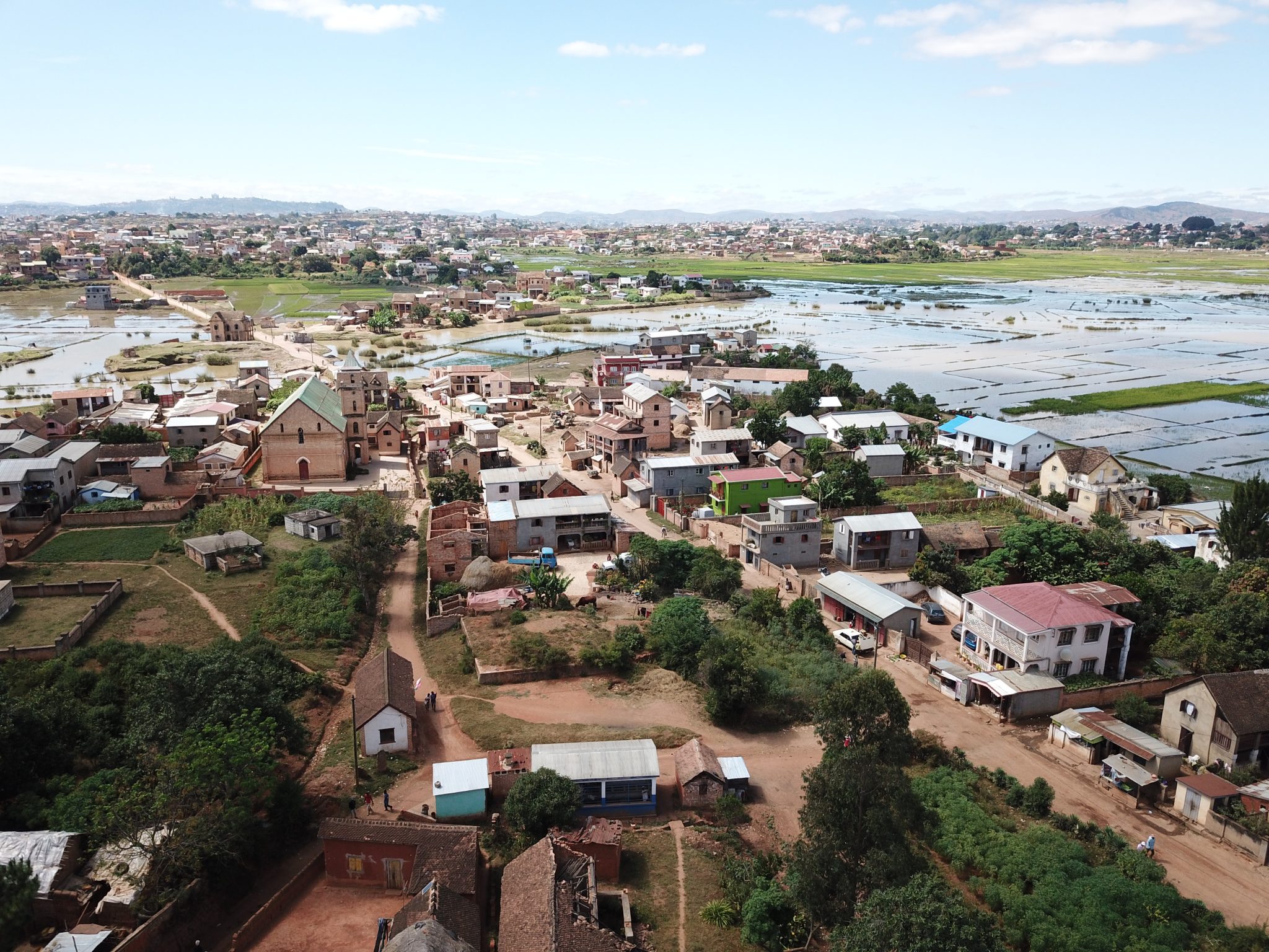 Aerial footage, Antananarivo