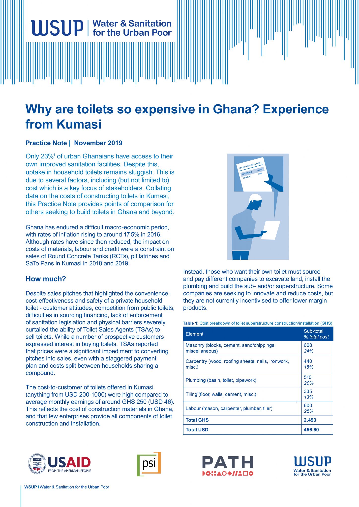 PN042 ENGLISH – Costs of constructing installing toilets in Ghana – v2