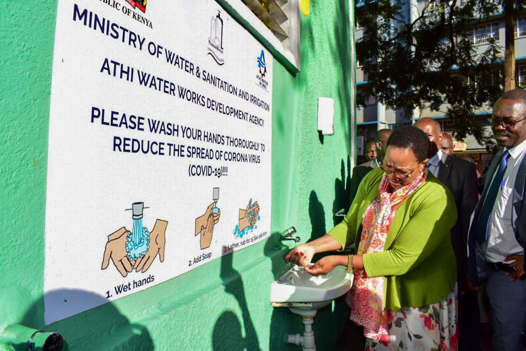 CS Water Inspects handwashing points