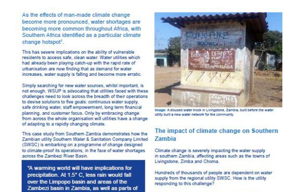 Building resilience to climate change experiences from Southern Zambia
