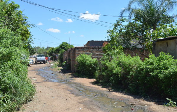 Pit-emptying workers in Livingstone, Zambia.