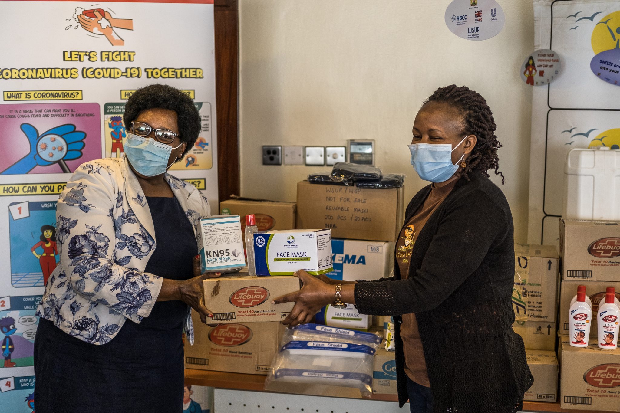 Handover of Unilever donations to APDK