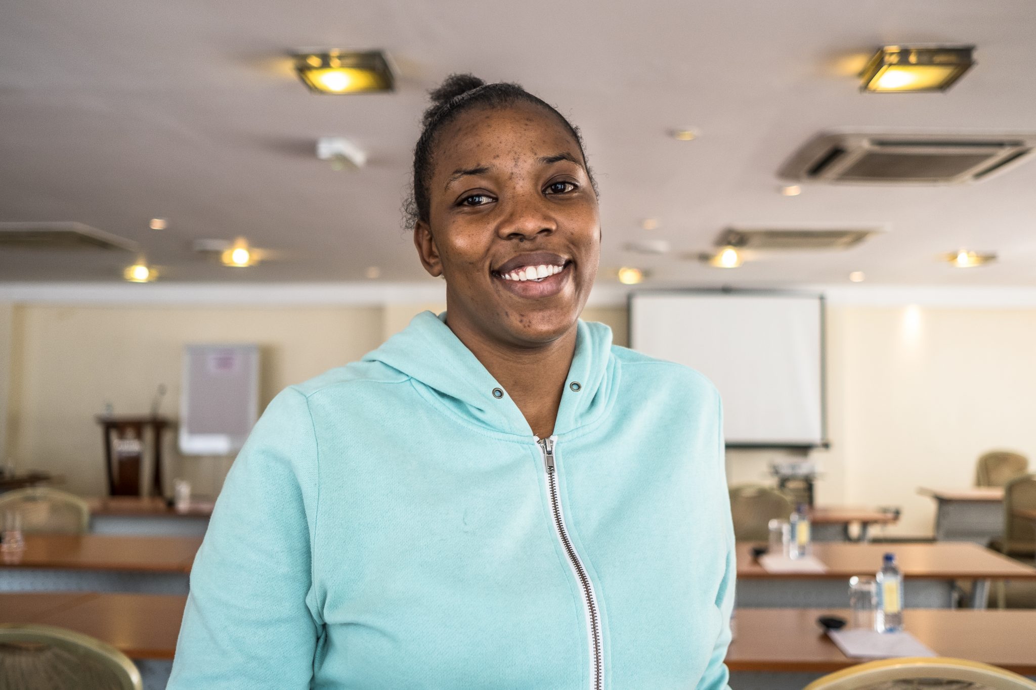 Belinda Adhiambo representative from APDK