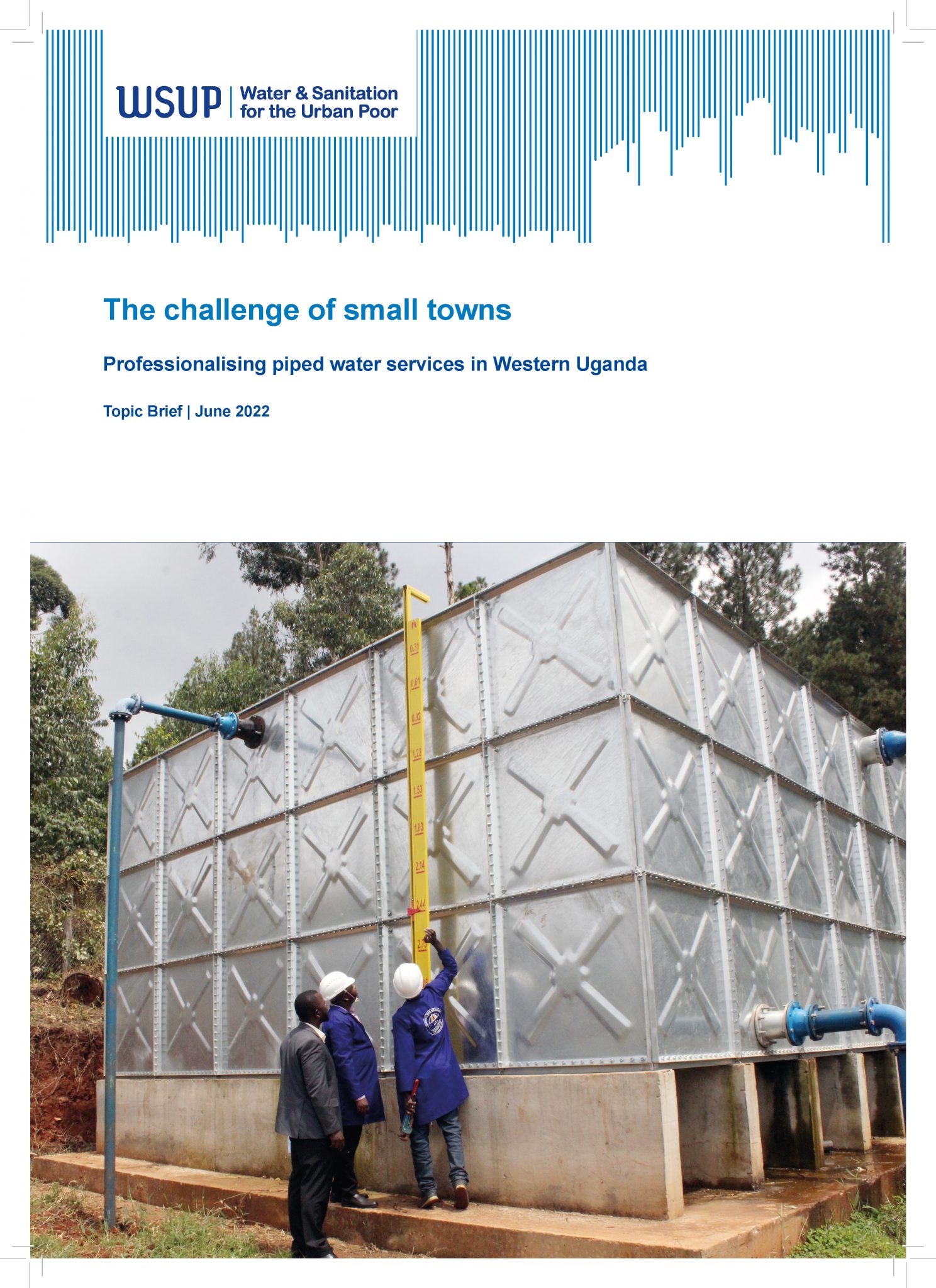 The challenge of small towns: Professionalising piped water services in Western Uganda